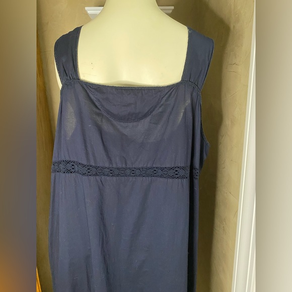 CONVERSE One Star Cotton Sundress Dress Sleeveless  Women’s size 2X - Picture 5 of 14
